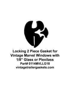 Spartan Locking Gasket for 1/8" Glass or Plexiglass