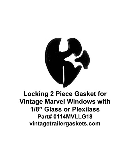 Spartan Locking Gasket for 1/8" Glass or Plexiglass