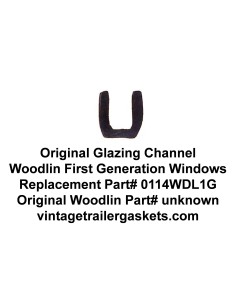Woodlin Glazing Seal for First Generation Vintage Woodlin Windows 2