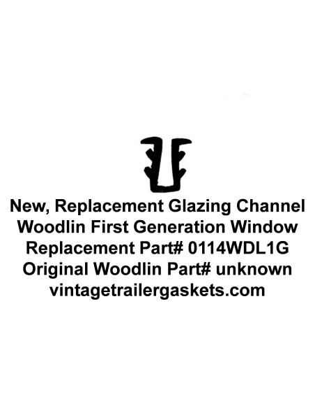 Woodlin Glazing Seal for First Generation Vintage Woodlin Windows