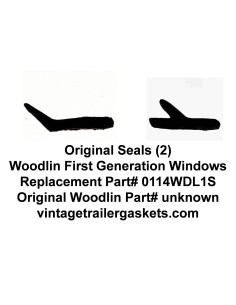 Woodlin Seal for First Generation Vintage Woodlin Windows 2