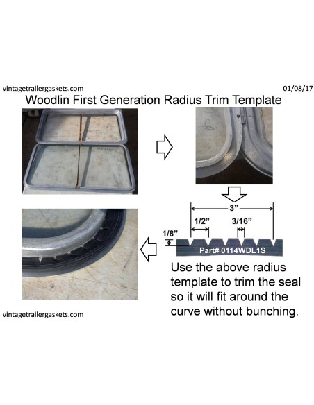 Woodlin Seal for First Generation Vintage Woodlin Windows