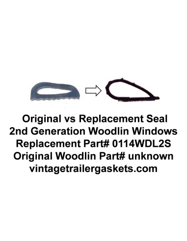 Woodlin Seal for Second Generation Vintage Woodlin Windows