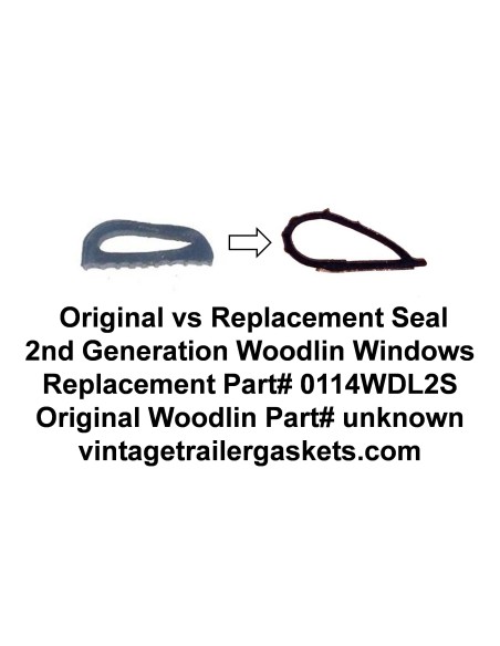 Woodlin Seal for Second Generation Vintage Woodlin Windows