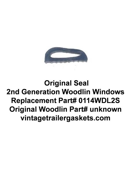 Woodlin Seal for Second Generation Vintage Woodlin Windows