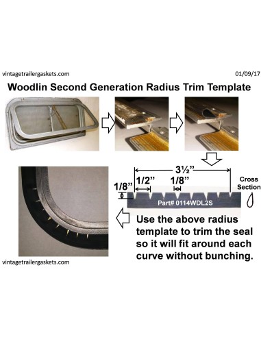 Woodlin Seal for Second Generation Vintage Woodlin Windows