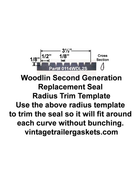Woodlin Seal for Second Generation Vintage Woodlin Windows