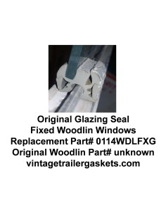 Woodlin Glazing Seal for Vintage Woodlin Stationary Windows 2
