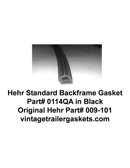Hehr Standard Backframe Gasket for Vintage Hehr Awning Windows