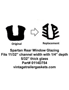 Spartan Rear Window Vinyl Glazing