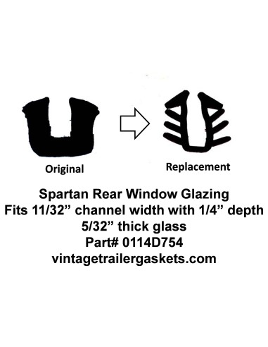 Spartan Rear Window Vinyl Glazing