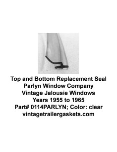 Airstream Parlyn Jalousie Top Bottom Seal 2