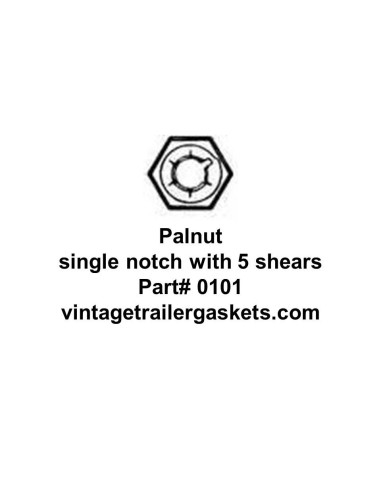 Hehr Standard Window Stamped Nuts and Slot Headed Screws