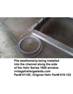 Hehr 1600 1626 Pile Weatherstrip for Vintage Hehr Jalousie Windows 2