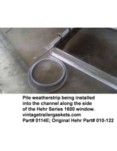 Hehr 1600 1626 Pile Weatherstrip for Vintage Hehr Jalousie Windows