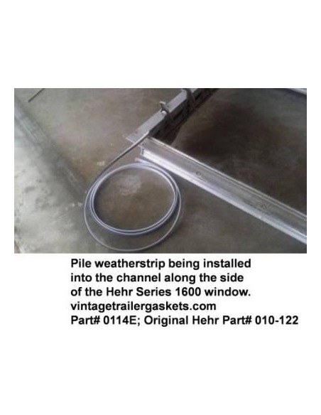 Hehr 1600 1626 Pile Weatherstrip for Vintage Hehr Jalousie Windows