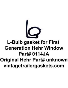 Hehr L-Bulb Window Seal for Vintage Hehr Awning Windows