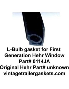 Hehr L-Bulb Window Seal for Vintage Hehr Awning Windows 2