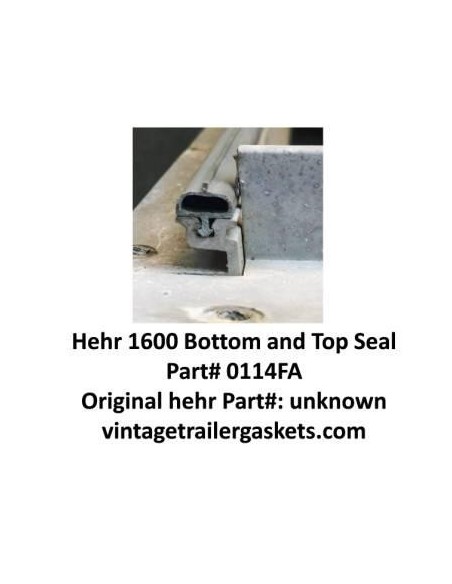Hehr 1600 1626 D Seal for Vintage Hehr Jalousie Windows