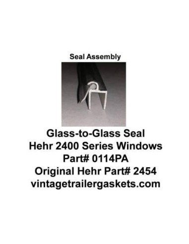 Hehr 2400, 2401 Glass to Glass Seal for Hehr Jalousie Windows