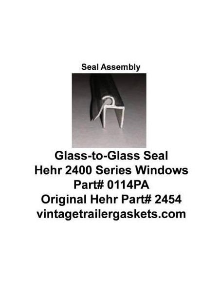 Hehr 2400, 2401 Glass to Glass Seal for Hehr Jalousie Windows