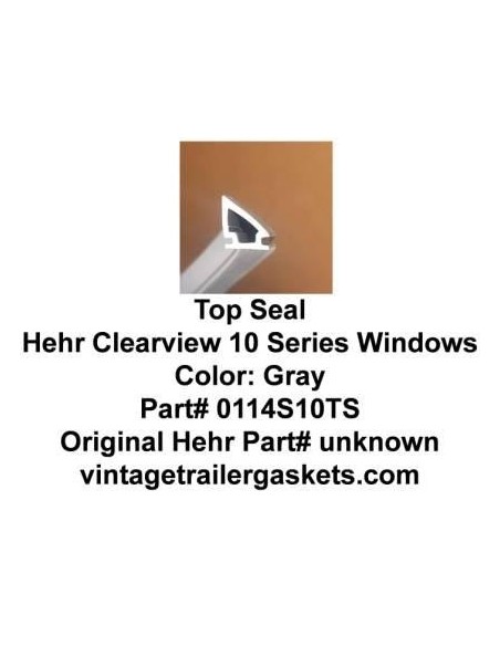 Hehr Clearview 10, 1009, Side and Bottom Seal for Vintage Hehr Awning Windows