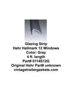 Hehr Hallmark 12, 1201, 1202, 1299, 1109, Window Glazing Strip for Vintage Hehr Awning Windows 2