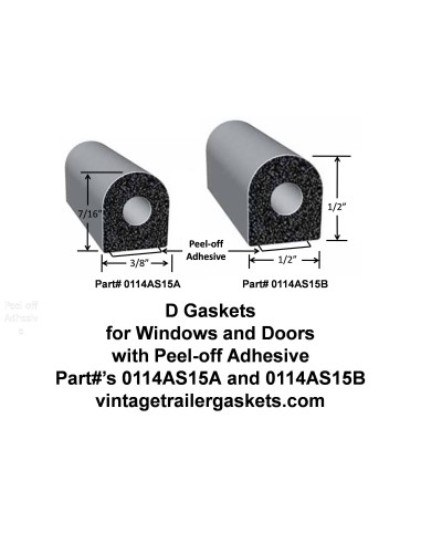 D Seals for Windows and Doors